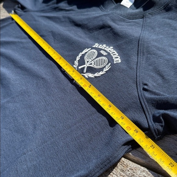 Lululemon Layered Long-Sleeve T-Shirt Tennis Club True Navy / White size 8 NWT - Picture 5 of 7